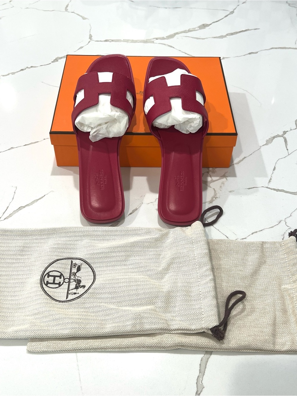 NWT HERMES ORAN SANDAL - Picture 1 of 11